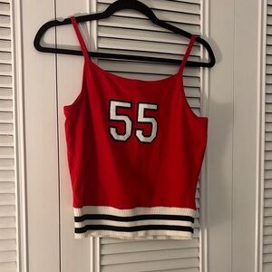 Vintage Red Sporty Tank Top
